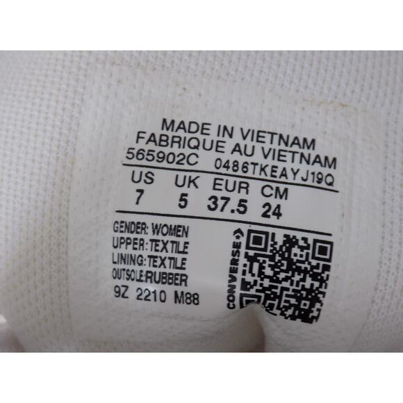 Converse All Star Chuck Taylor platform sneakers white size 7 - Picture 7 of 11